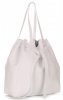 GEANȚĂ DIN PIELE shopper bag Genuine Leather alb 1158
